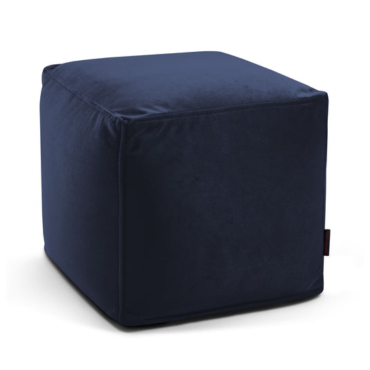 Pouf Cube en Velours Beaumont Concept