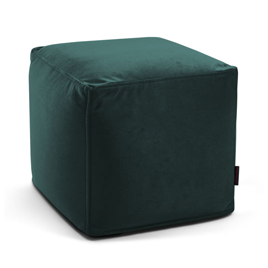Pouf Cube en Velours Beaumont Concept