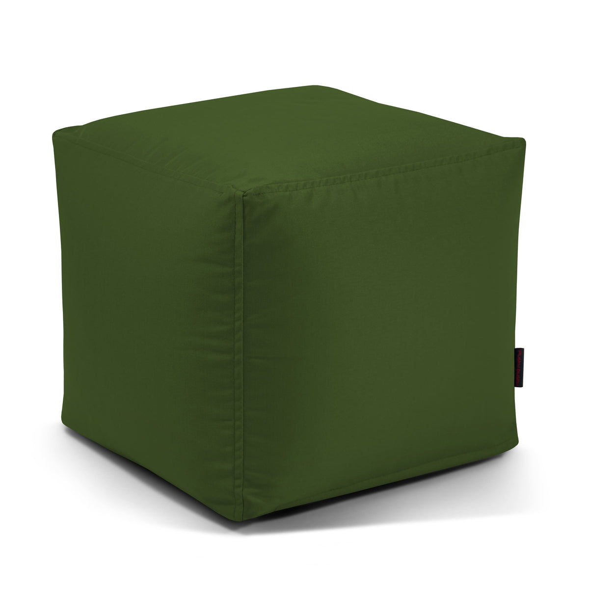 Pouf Cube Exterieur Vert Forêt