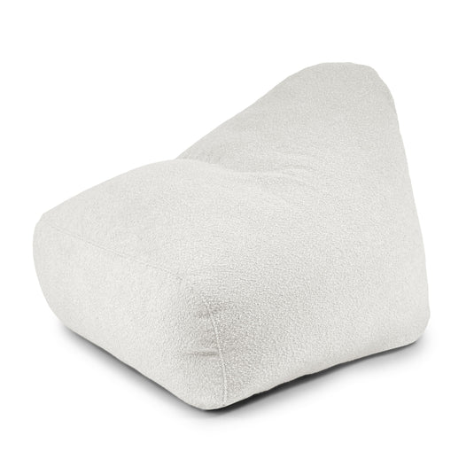 Pouf Design en Mouton Beige Crème Beaumont Concept