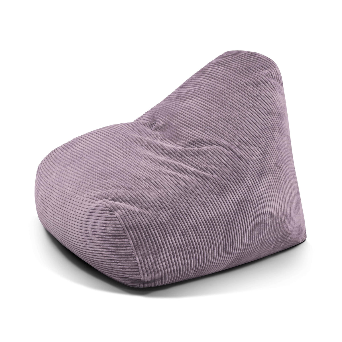 Pouf Design en Velours Cotelé Violet Lavande Beaumont Concept