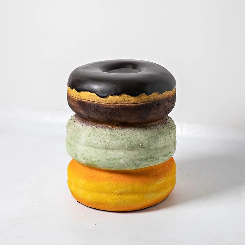Pouf Donut Noir
