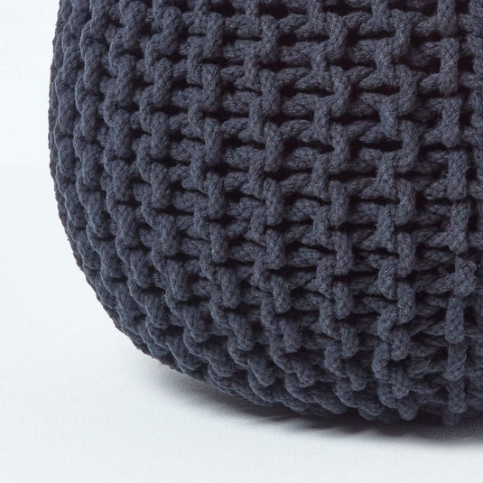 Pouf en Tricot