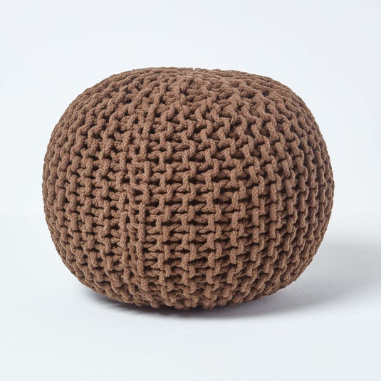 Pouf en Tricot