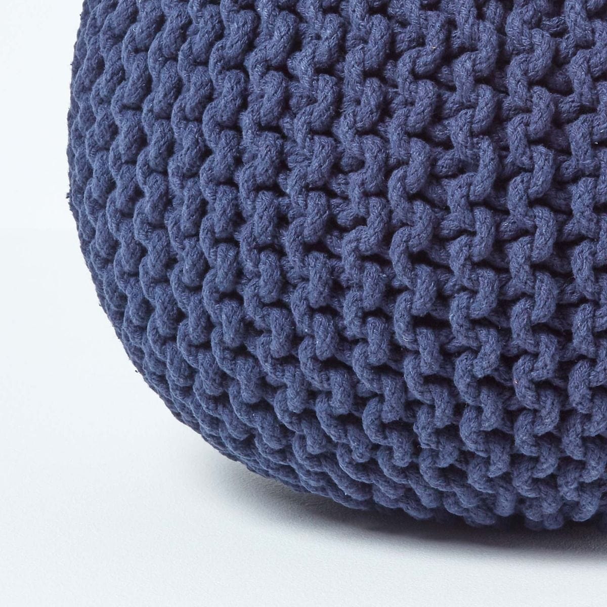 Pouf en Tricot