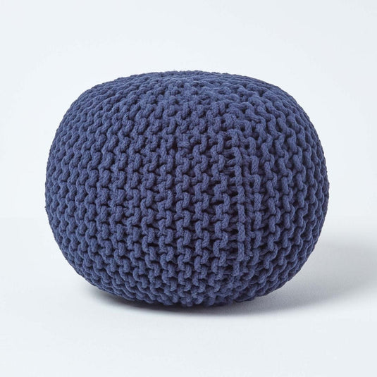 Pouf en Tricot