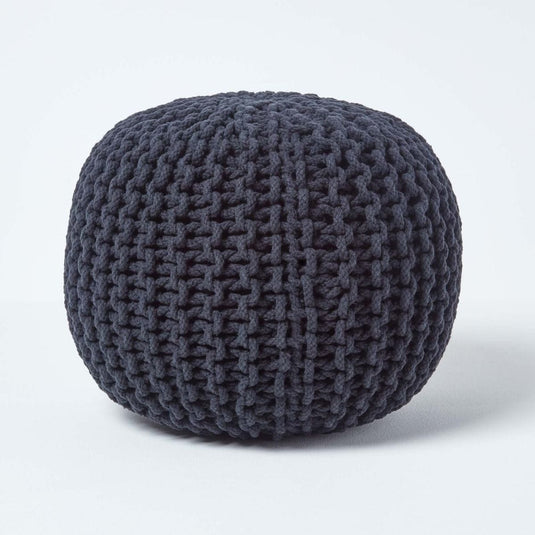 Pouf en Tricot