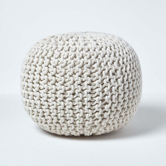 Pouf en Tricot