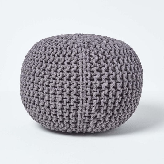 Pouf en Tricot