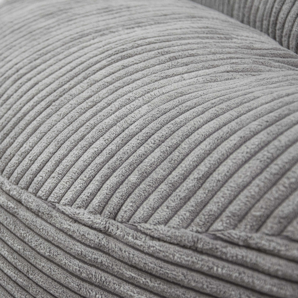 Pouf en Velours Cotelé Beaumont Concept