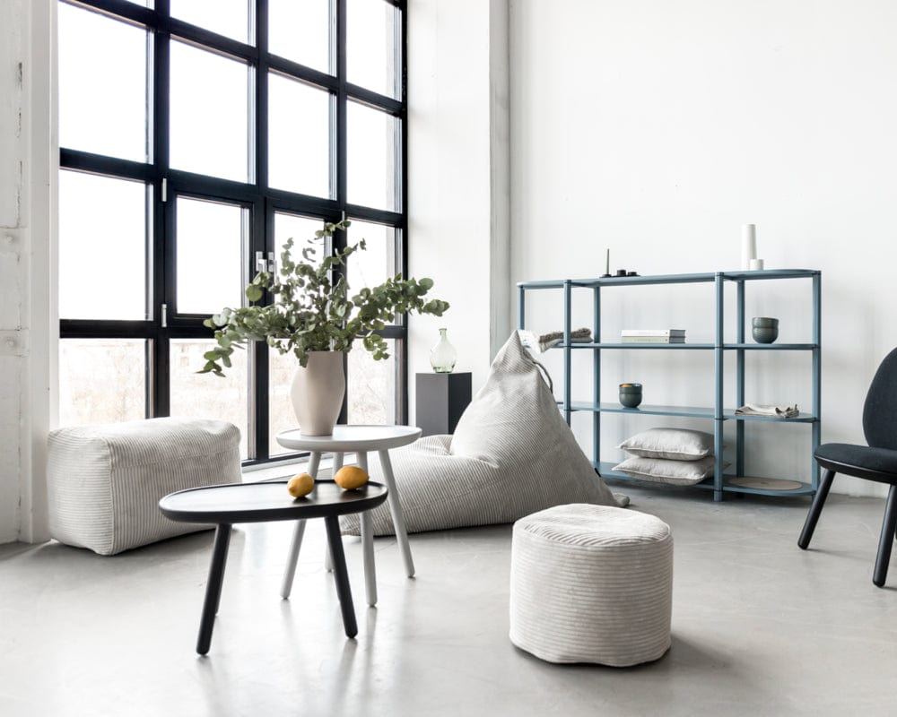 Pouf Velours Côtelé