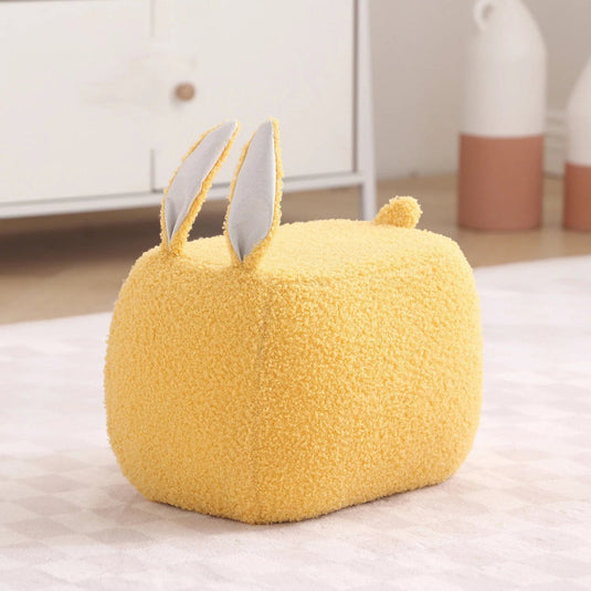 Pouf Enfant Lapin Jaune