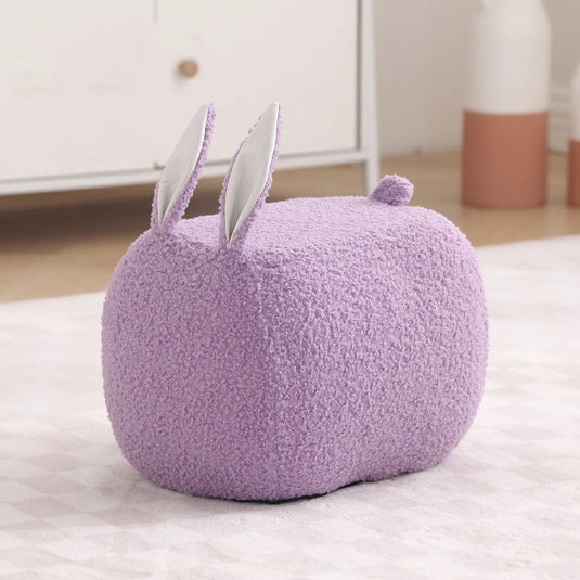 Pouf Enfant Lapin Violet