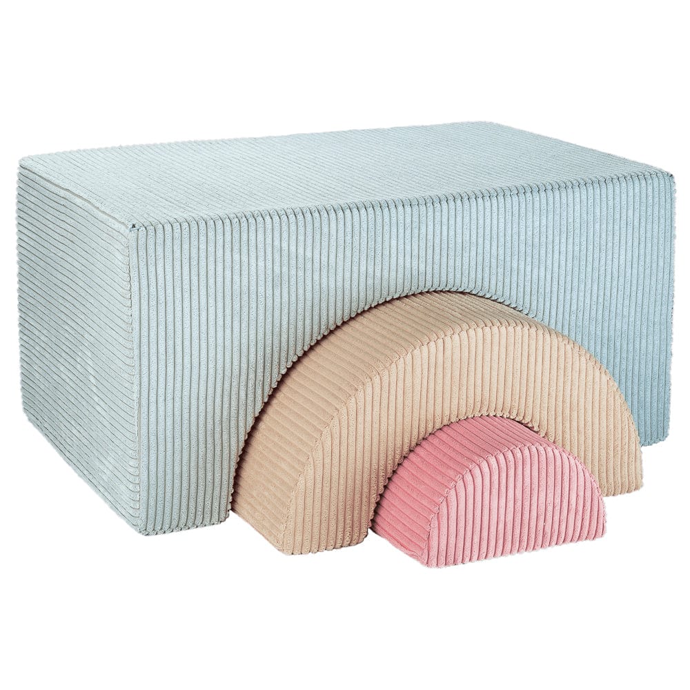 Pouf Enfant Modulable Vert d'Eau