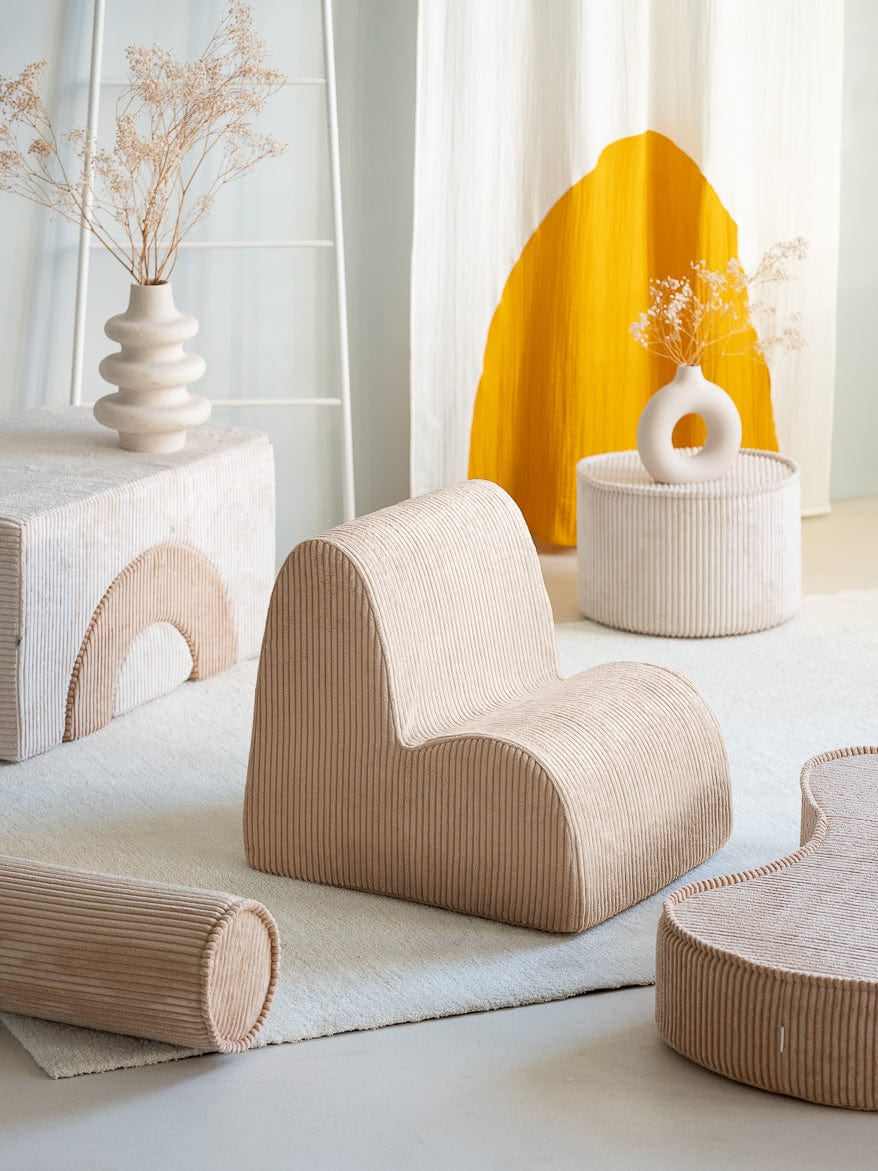 Pouf Enfant Nuage Beige
