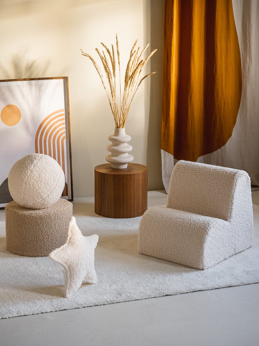 Pouf Enfant Nuage Blanc