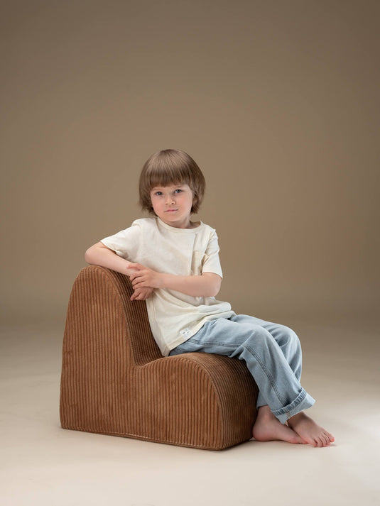 Pouf Enfant Nuage Marron