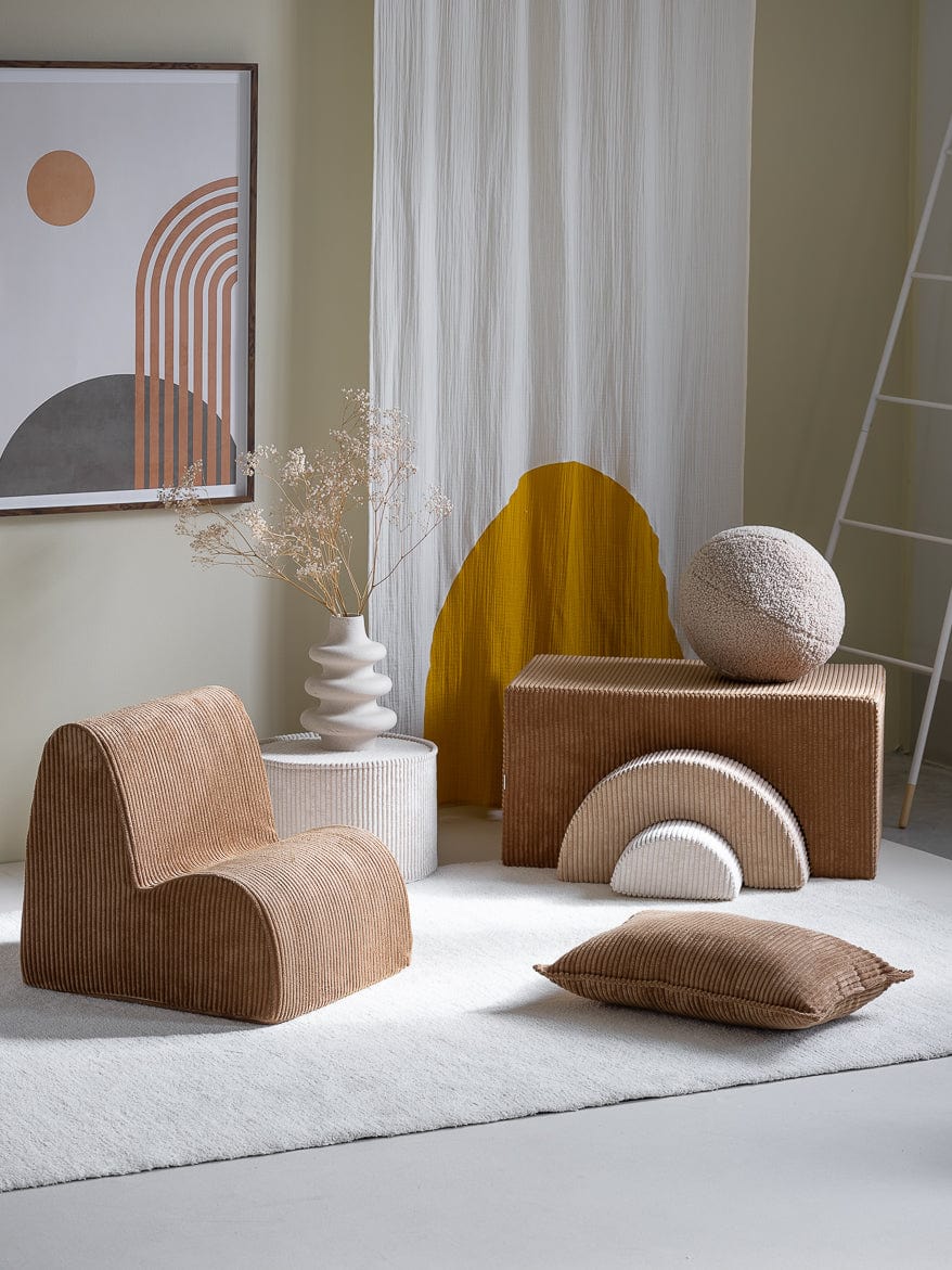 Pouf Enfant Nuage Marron
