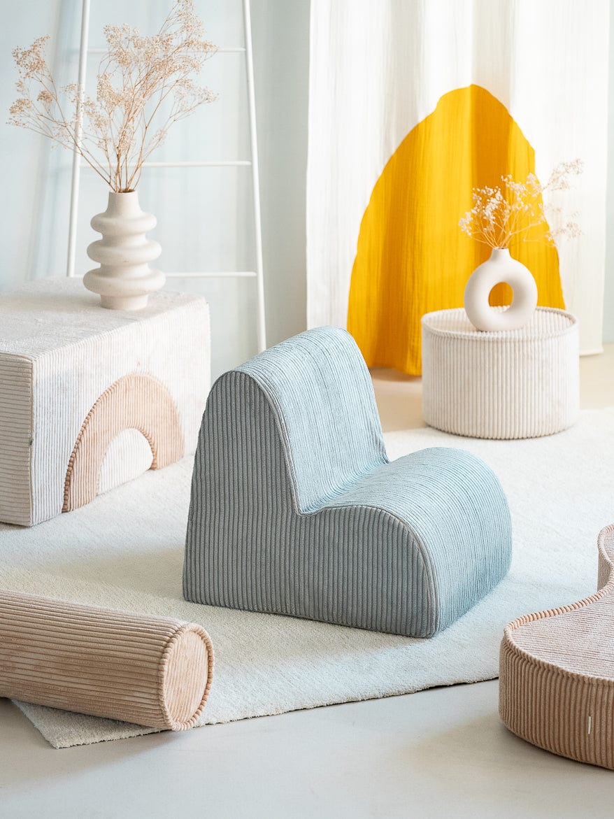Pouf Enfant Nuage Turquoise