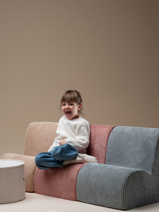 Pouf Enfant Nuage Turquoise