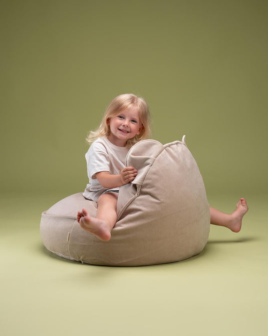 Pouf Enfant Ours Beige