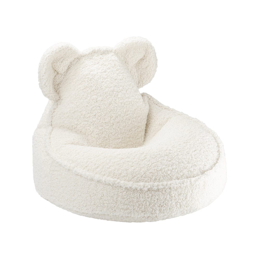 Pouf Enfant Ours Blanc