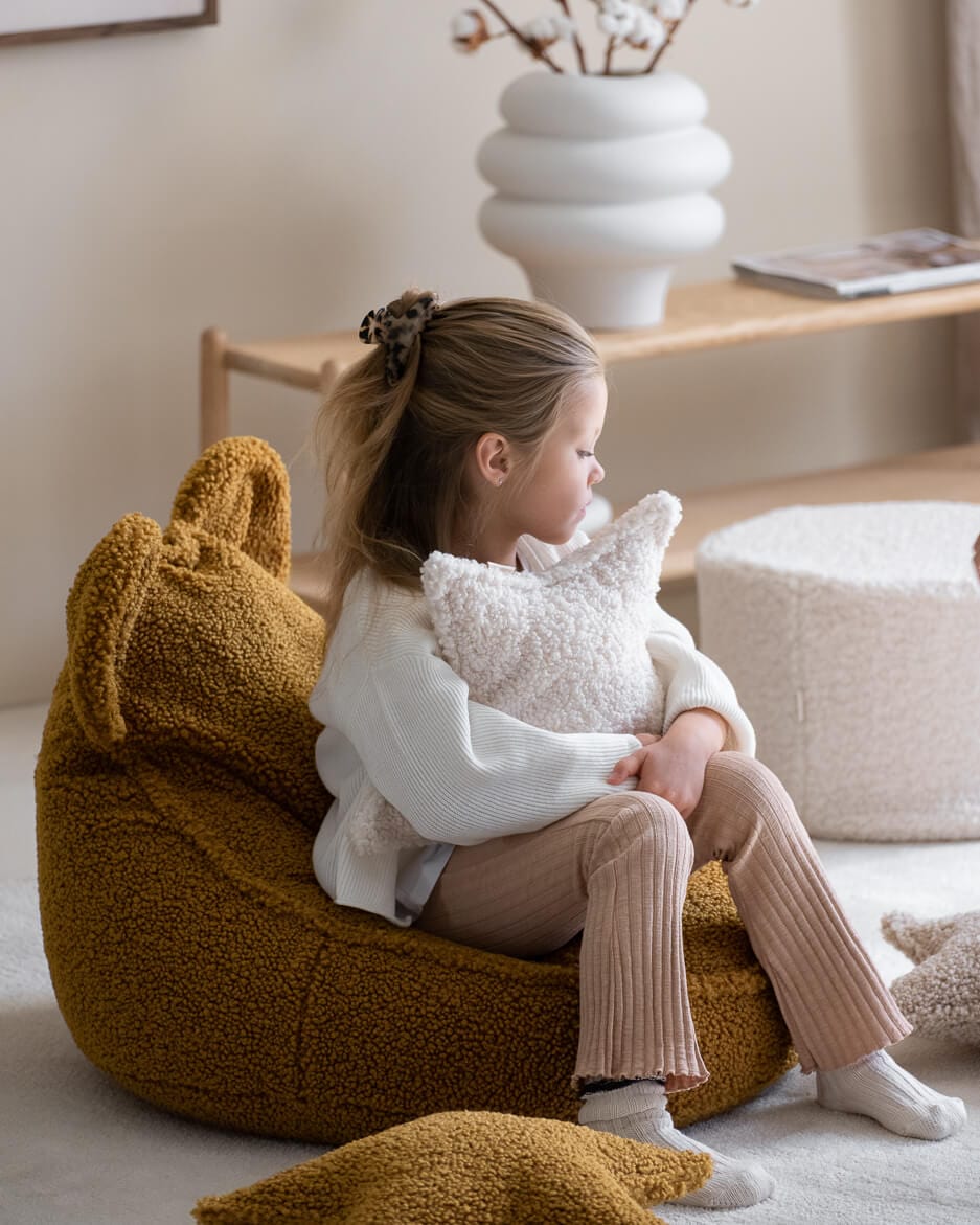 Pouf Enfant Ours Brun