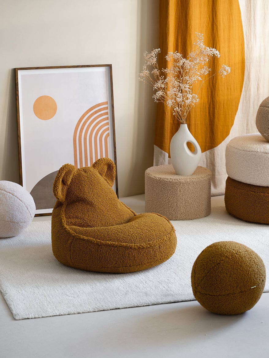 Pouf Enfant Ours Brun