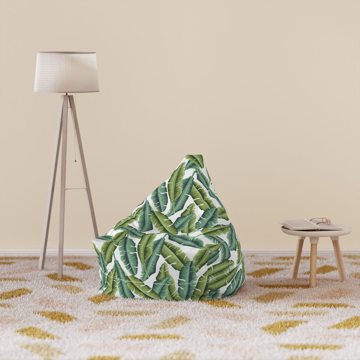 Pouf Feuille de Bananier 27" × 30" × 25" / Without insert