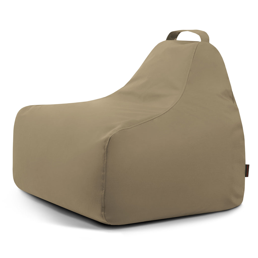 Pouf Gaming Exterieur Marron Beige Beaumont Concept
