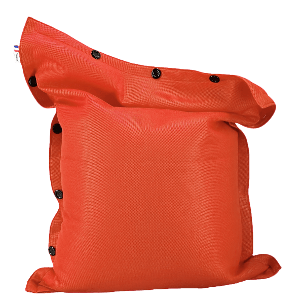 Pouf Geant Flottant Piscine Orange