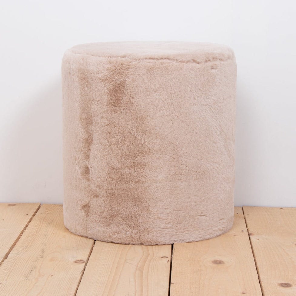 Pouf Imitation Fourrure