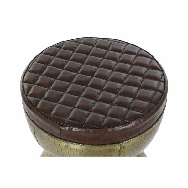 Pouf Industriel Vintage
