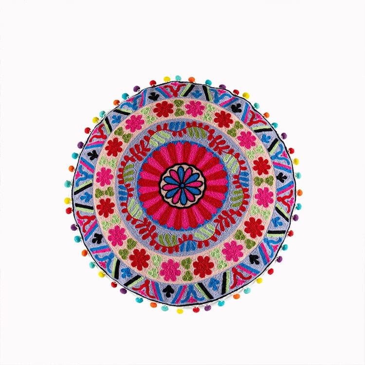 Pouf Marocain Tissu 2