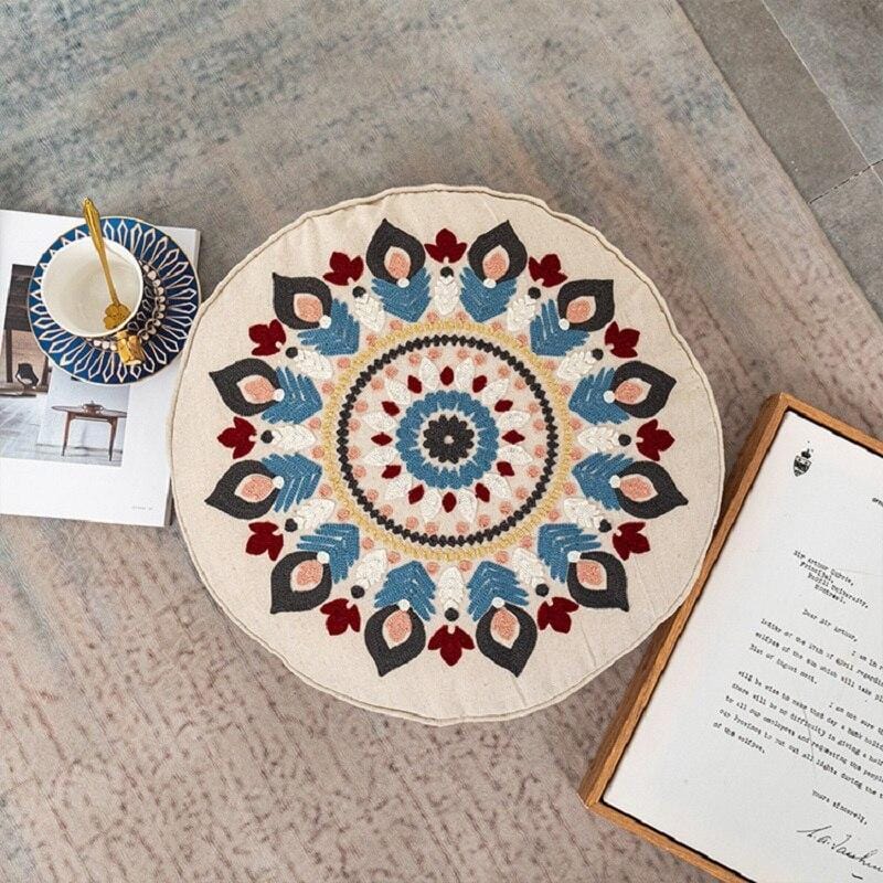 Pouf Marocain Tissu