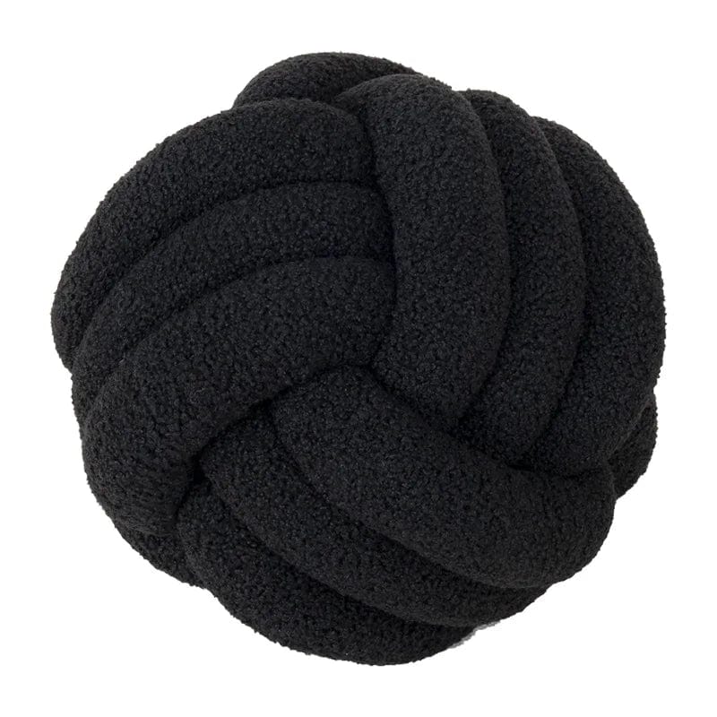 Pouf Noeud Noir Profond