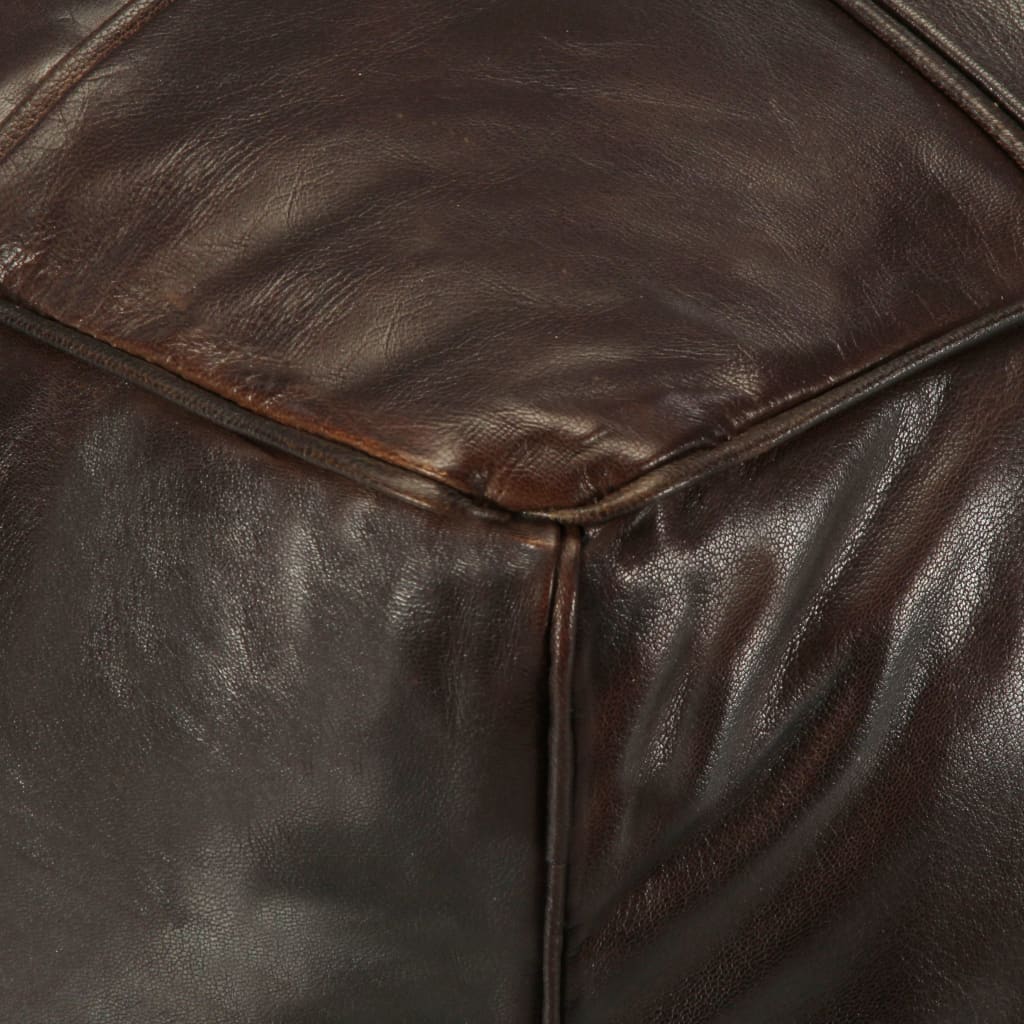 Pouf Ottoman Cuir