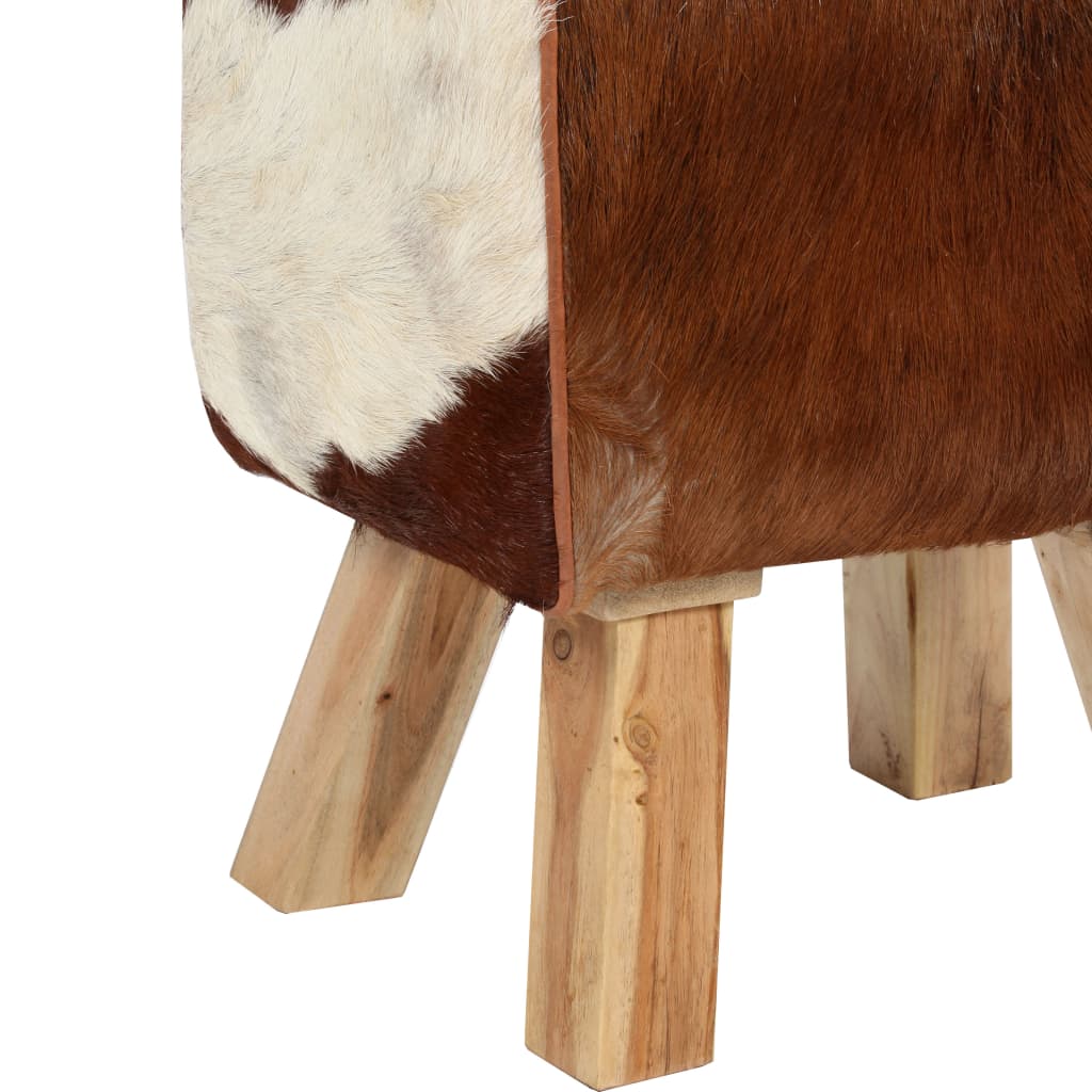 Pouf Peau de Chèvre