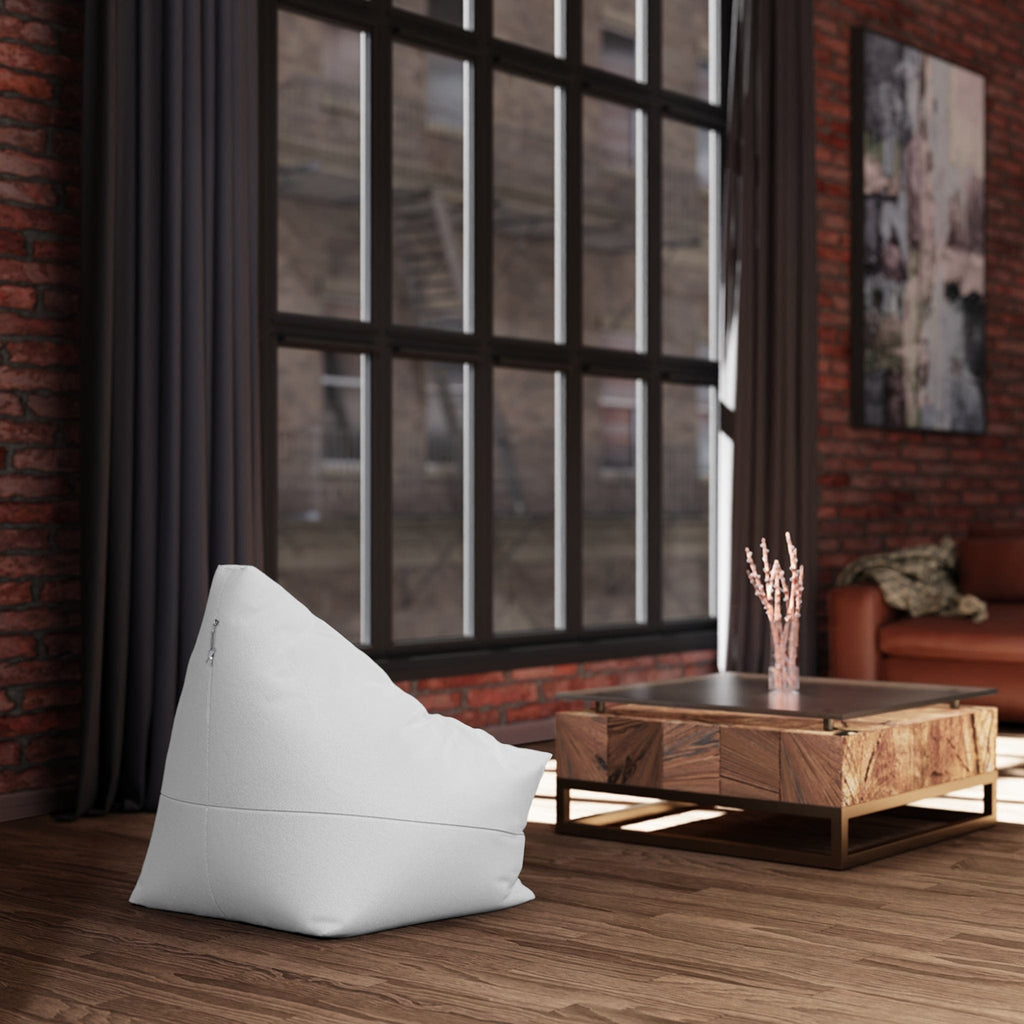 Pouf Poire Blanc 27" × 30" × 25" / Without insert
