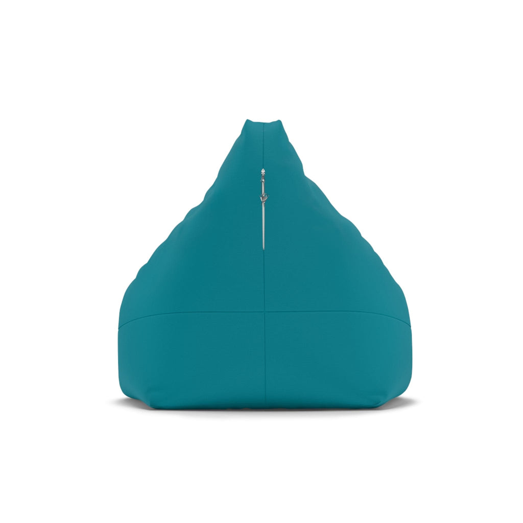 Pouf Poire Bleu Canard 27" × 30" × 25" / Without insert