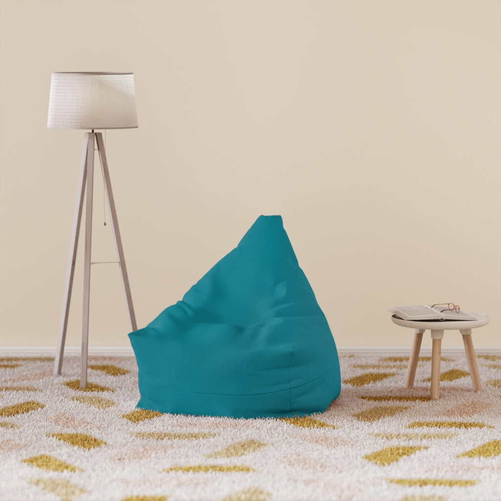 Pouf Poire Bleu Canard 27" × 30" × 25" / Without insert