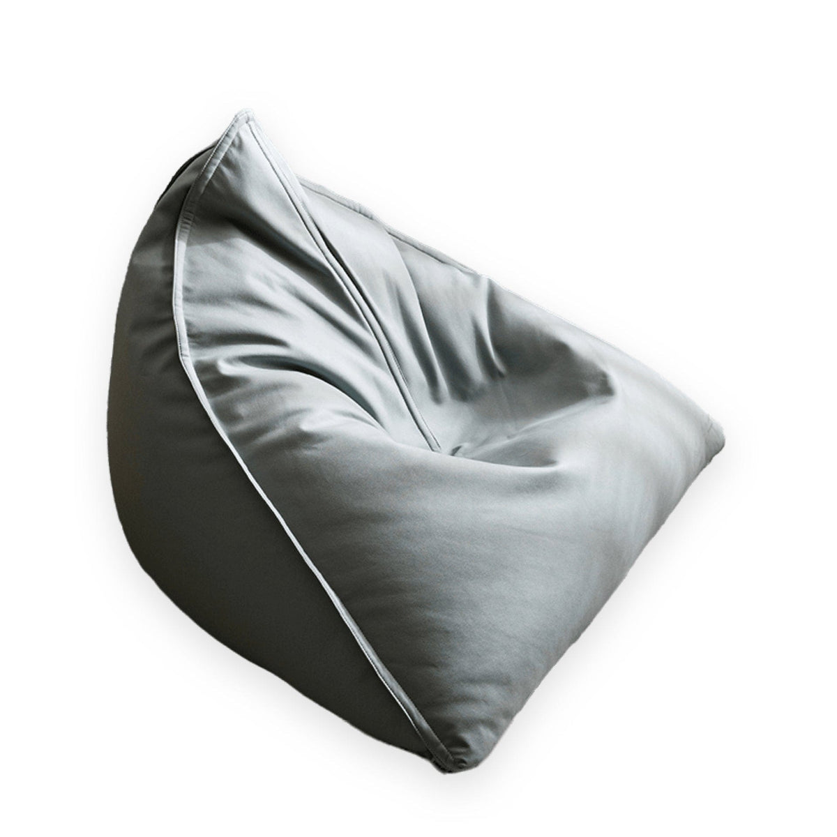 Pouf Poire Cuir Gris Pouf Français