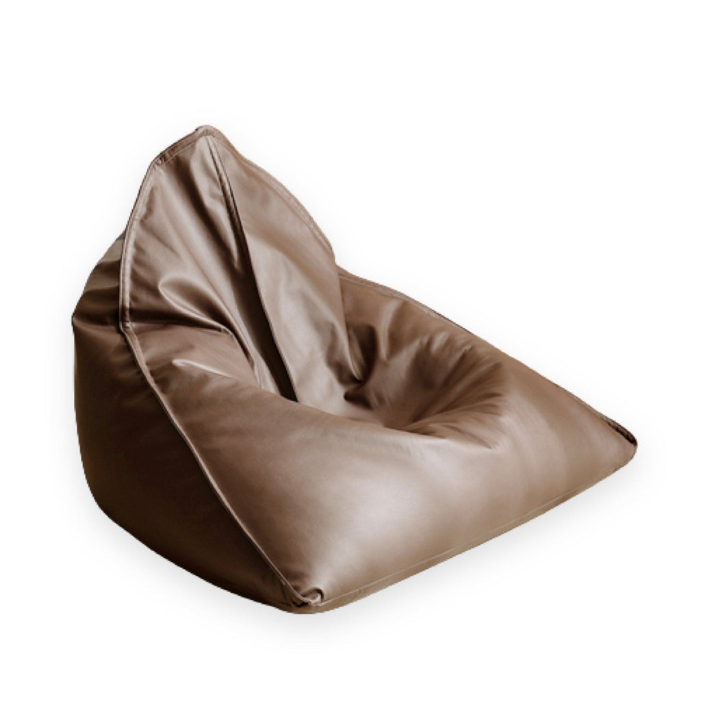 Pouf Poire Cuir Marron Pouf Français