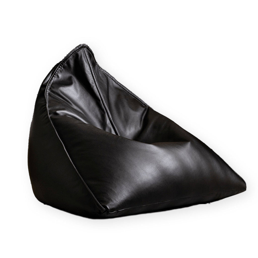 Pouf Poire Cuir Noir Pouf Français