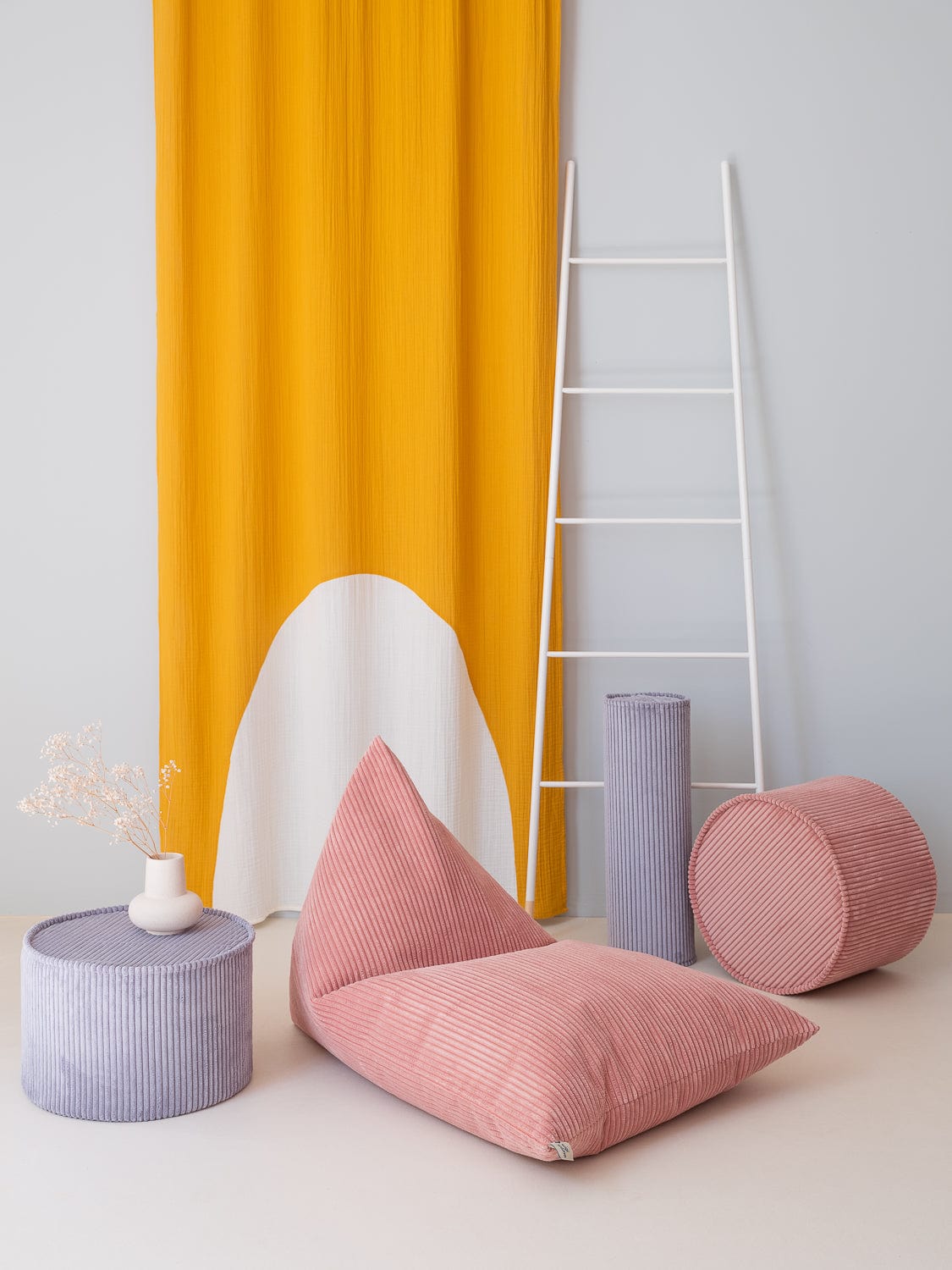 Pouf Poire Enfant - Rose