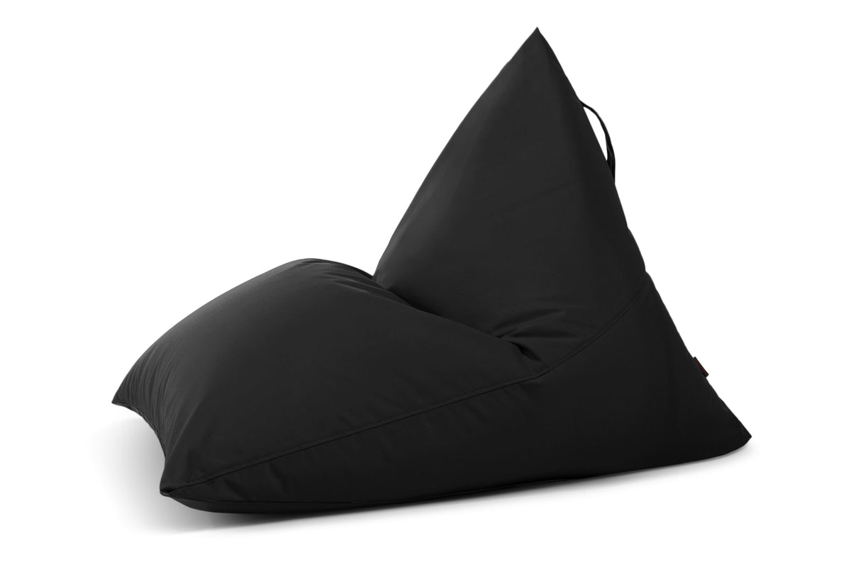 Pouf Poire Exterieur Noir Profond Beaumont Concept
