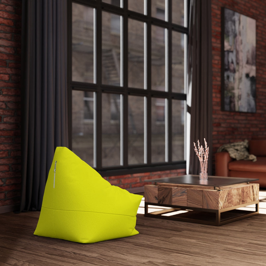 Pouf Poire Jaune 27" × 30" × 25" / Without insert