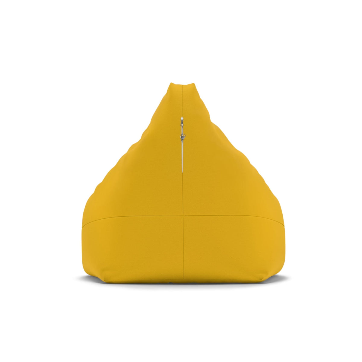 Pouf Poire Jaune Moutarde