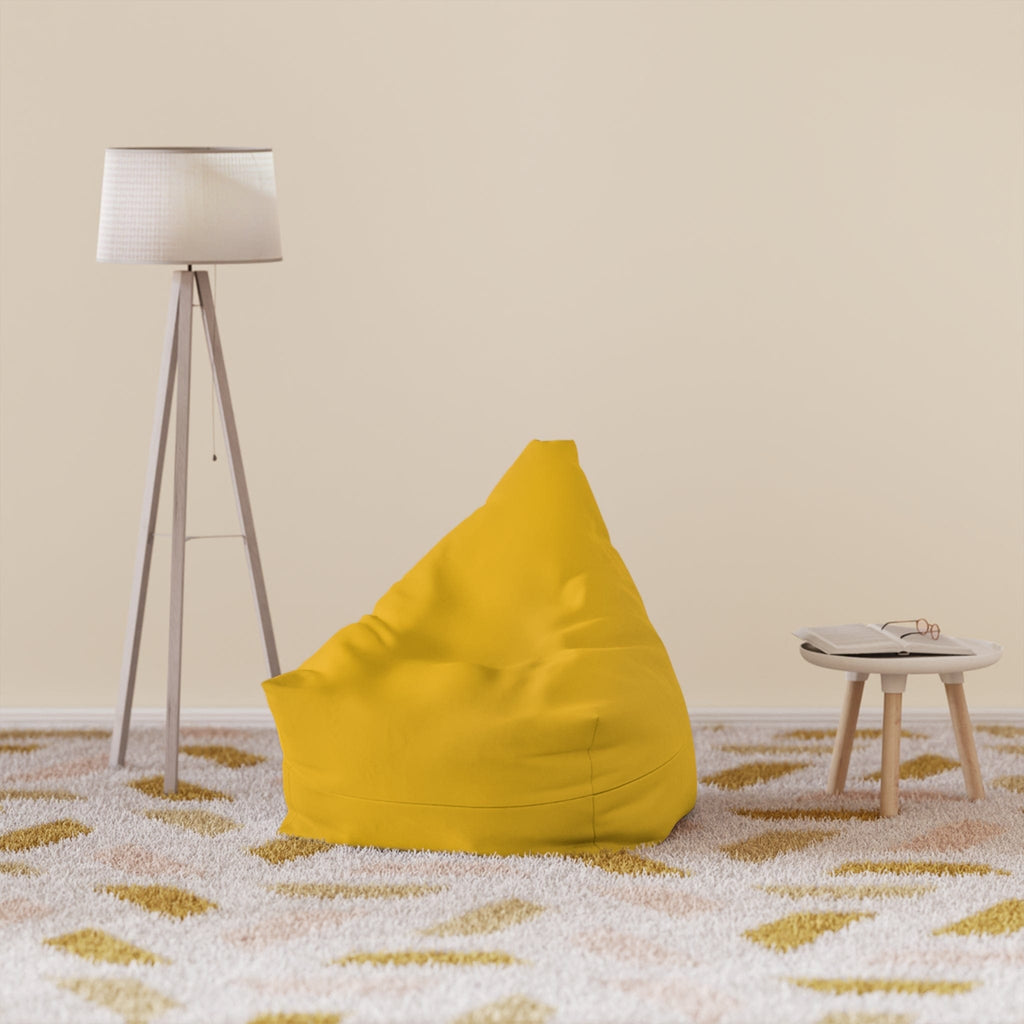 Pouf Poire Jaune Moutarde