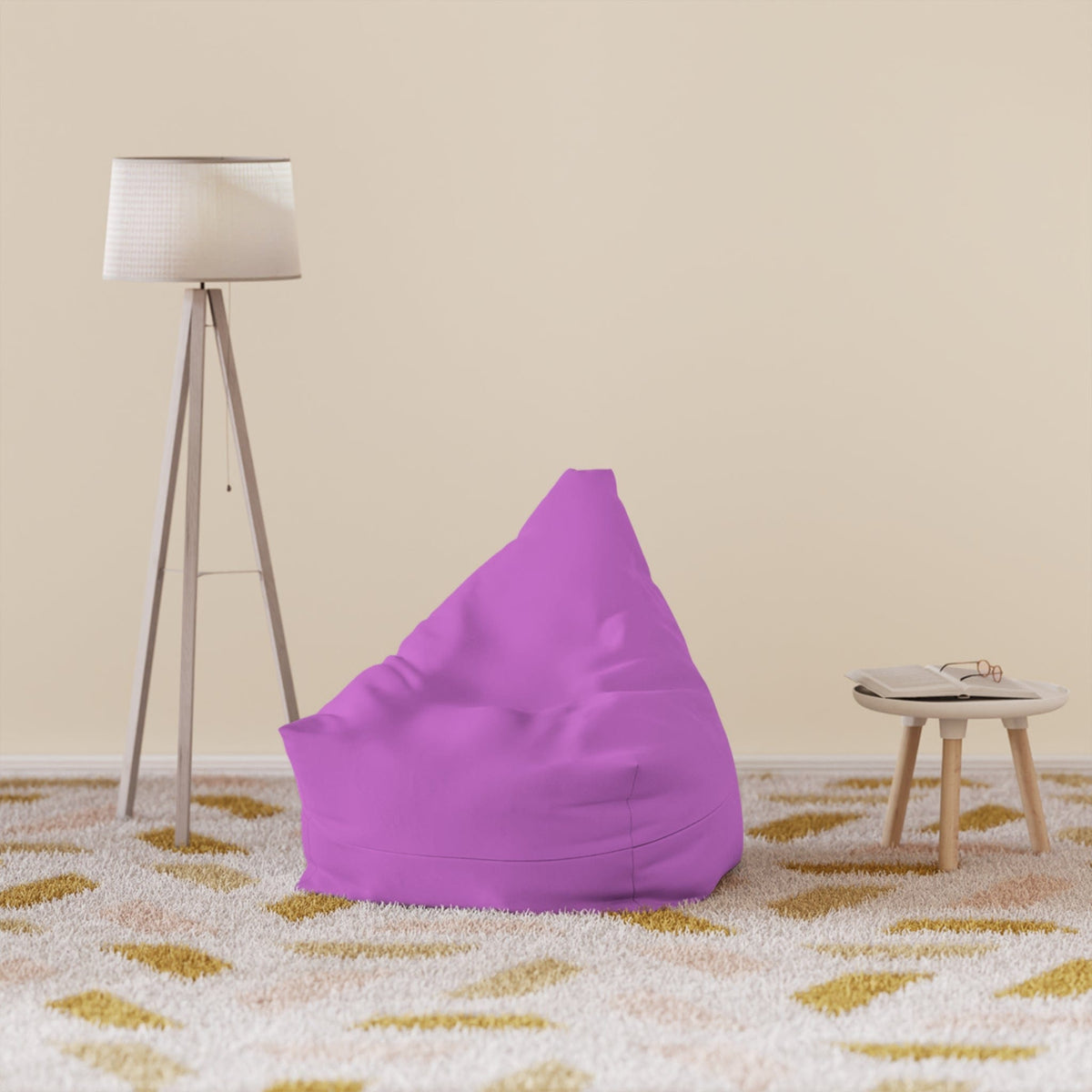 Pouf Poire Mauve